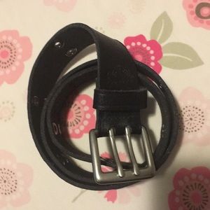 Leather Belt - Mossimo, Leather, Silver Hardware